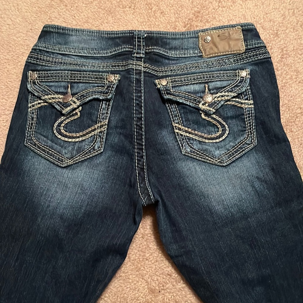 Silver jeans